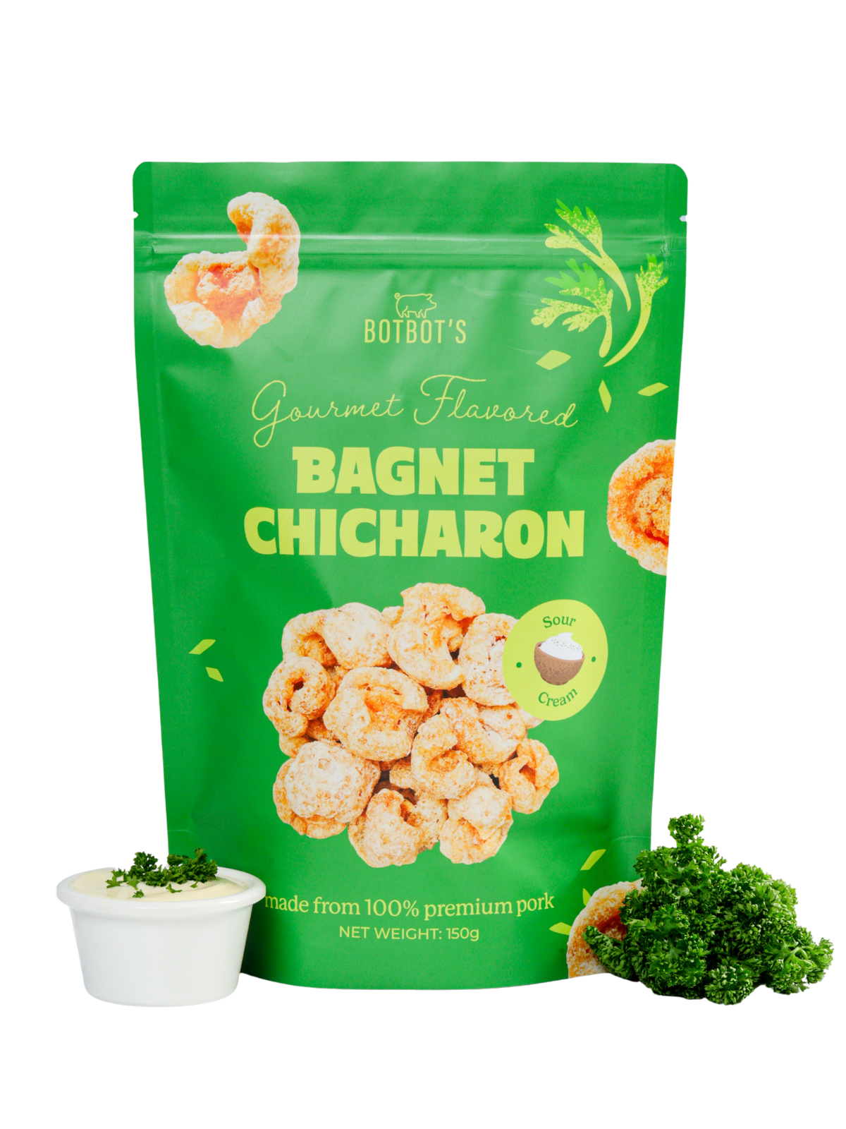 SOUR CREAM Gourmet Bagnet Chicharon