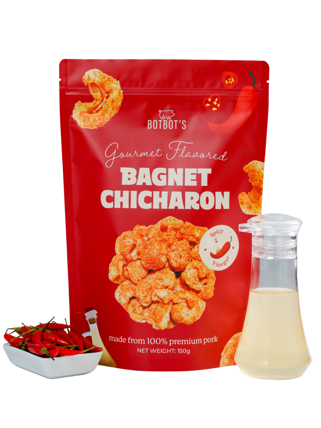 SPICY VINEGAR Gourmet Bagnet Chicharon