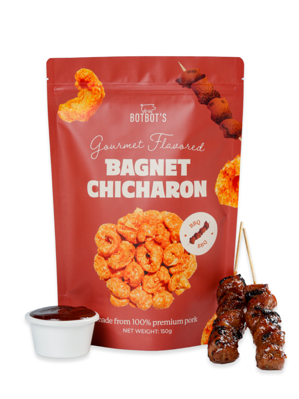 BBQ Gourmet Flavored Bagnet Chicharon